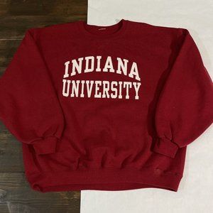 Athletics Indiana University Sweatshirt shirt y2k cardinal color tee